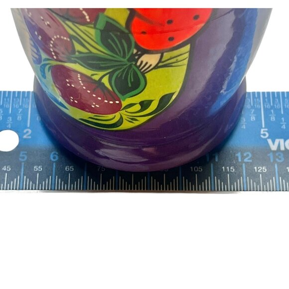 Hand Painted Russian Matryoshka Nesting Dolls Set Of 5 6.5-Inch Tall - Picture 10 of 11